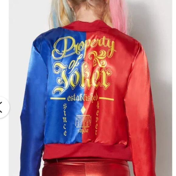 Women's Harley Quinn Suicide Squad Costume Jacket - Size Medium NWT - Picture 3 of 7